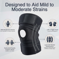 Lightweight knee wrap for sports activities