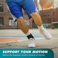 Lightweight lace-up support with flexible adjustable design