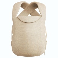 lightweight newborn carrier with cross-back support for comfort