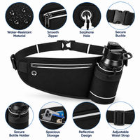 Lightweight sports waist pack for fitness activities