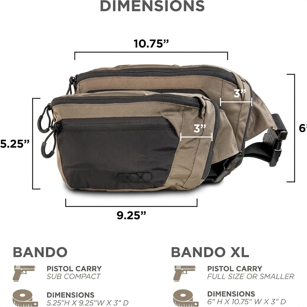 Lightweight tactical waist pack for outdoor travel hiking and workouts