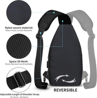 Lightweight travel sling bag with adjustable strap