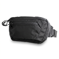 Lightweight waist bag with zipper pockets for travel outdoor activities and daily use
