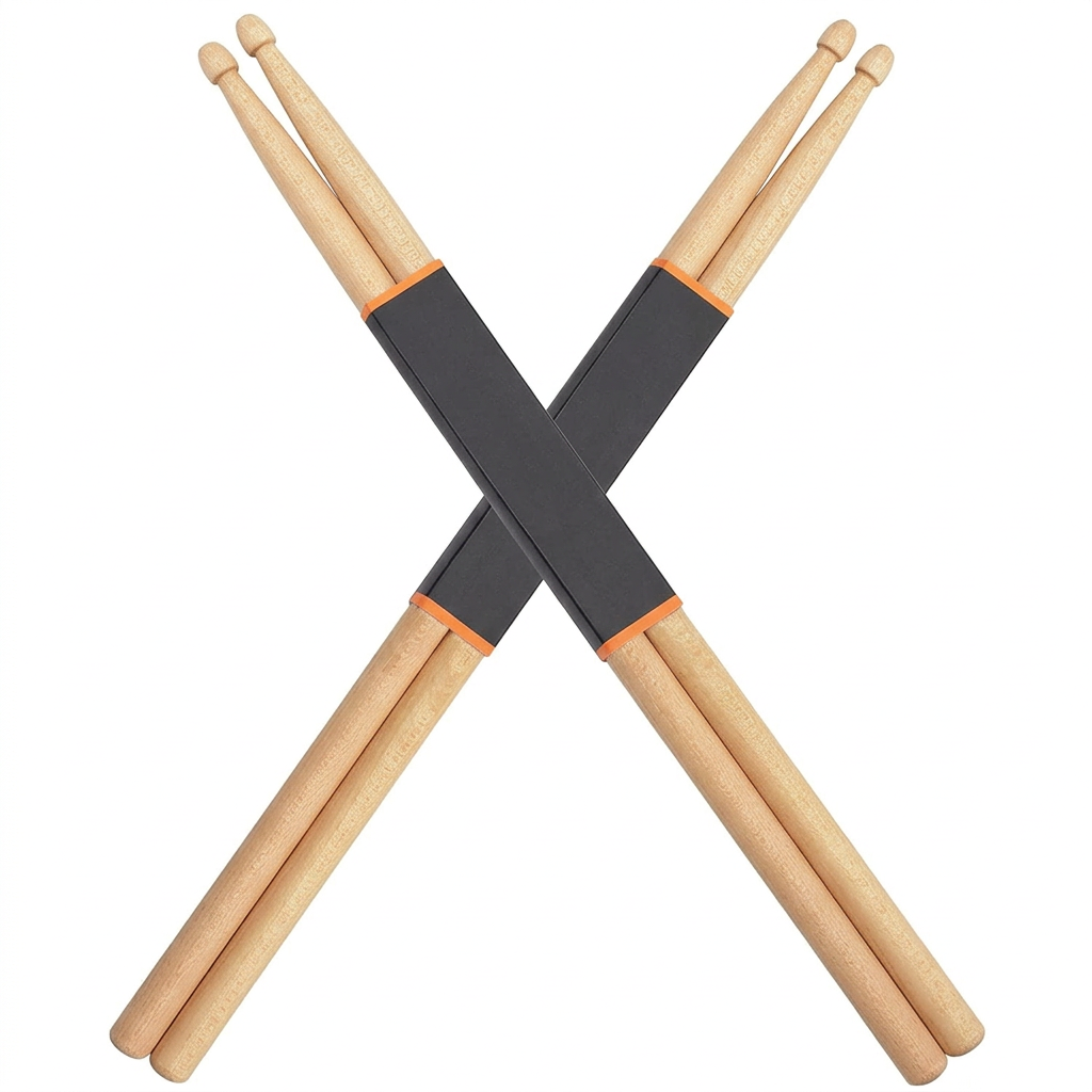 Lightweight wooden drumsticks for acoustic and electronic drums