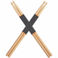 Lightweight wooden drumsticks for acoustic and electronic drums