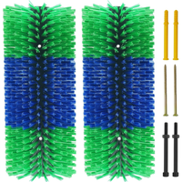 Livestock Scratching Brush with 8 Screws for Cattle, Sheep, Horses, and Pigs