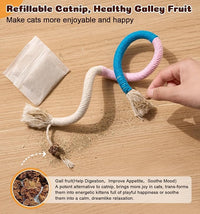 Long Cat Rope Toy 19.5 Inches for Active Play
