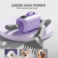 Low Noise Pet Dryer With Comfortable Handheld Design