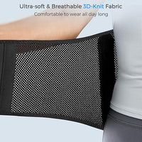 Lower back brace with removable lumbar pad for spinal support and pain relief