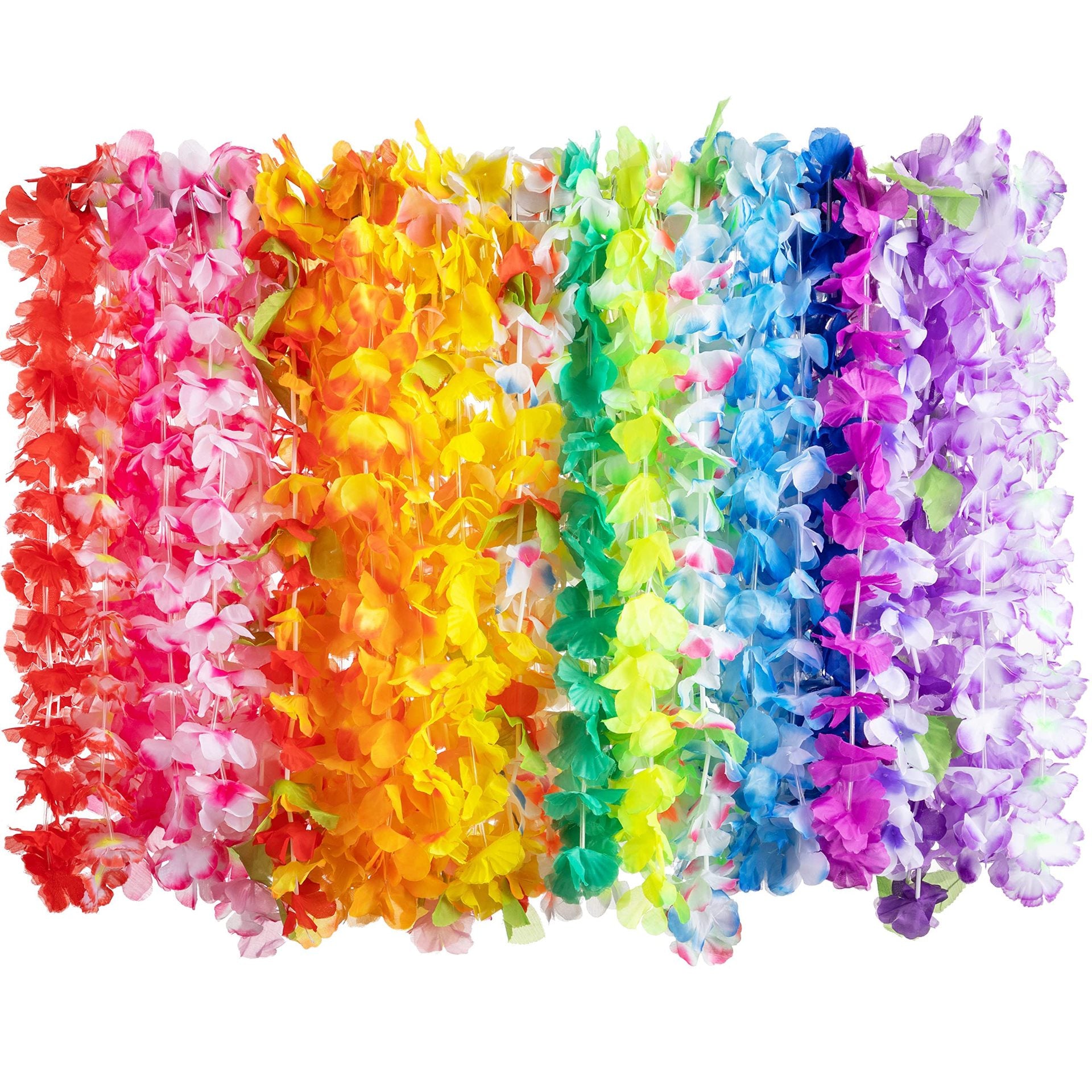 Luau Party Flower Leis Tropical Decoration