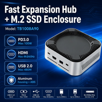 M.2 NVMe SSD Docking Hub With Compact Aluminum ABS Body