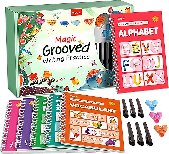 Magic writing practice books for kids reusable handwriting set