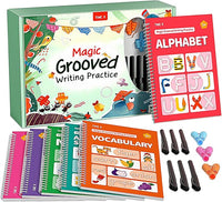 Magic writing practice books for kids reusable handwriting set