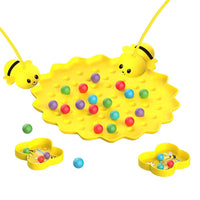 Magnetic bees picking game for kids and adults family play