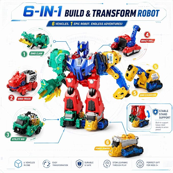 Magnetic construction car toys with connecting vehicle parts