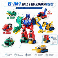 Magnetic construction car toys with connecting vehicle parts