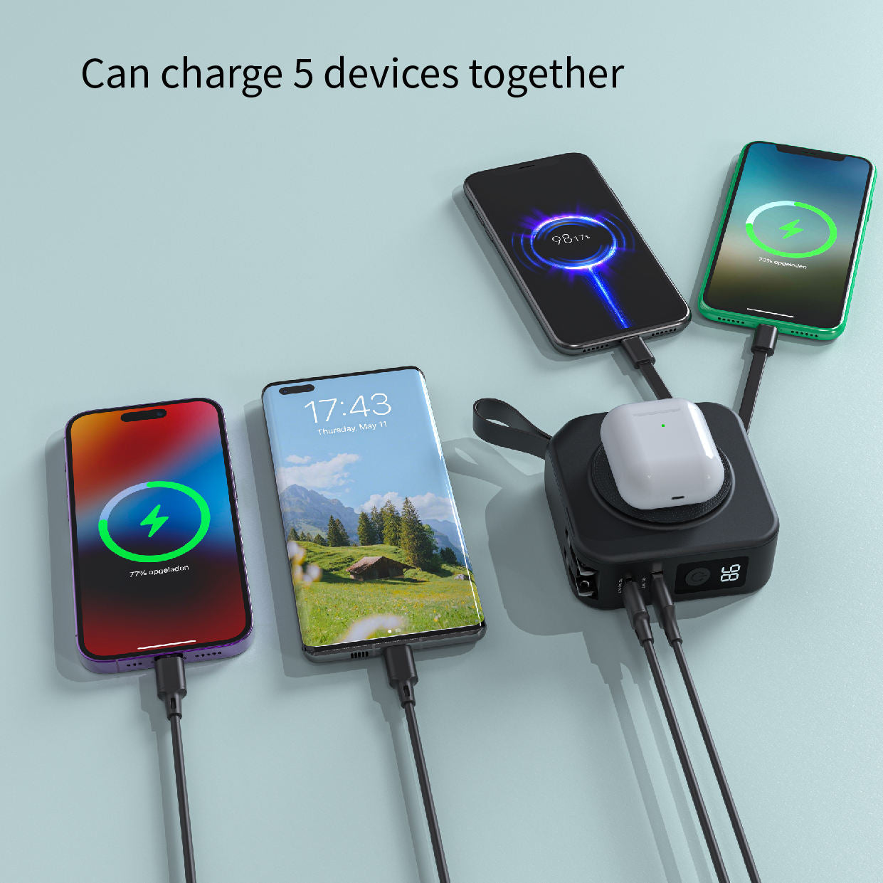 Magnetic Power Bank Designed For Travel And Everyday Charging Use