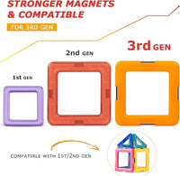 magnetic tiles building toy set for kids to enhance creativity and problem-solving