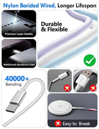 magnetic smartwatch charger pad fast charging cable