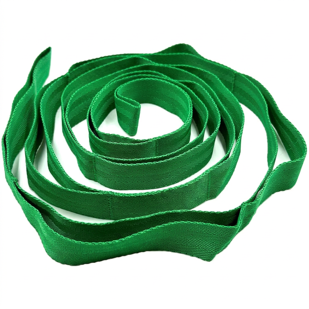 Stretching Strap Yoga Strap with Loops – Non-Elastic Stretch Band for Physical Therapy, Pilates, Dance & Flexibility Training