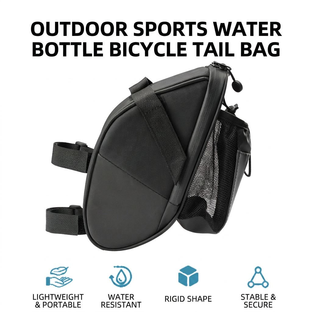 Mountain bike saddle bag with storage compartment