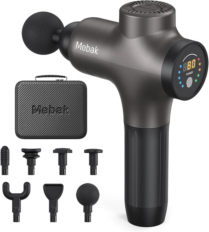 3 speed deep tissue massage gun for muscle recovery and pain relief