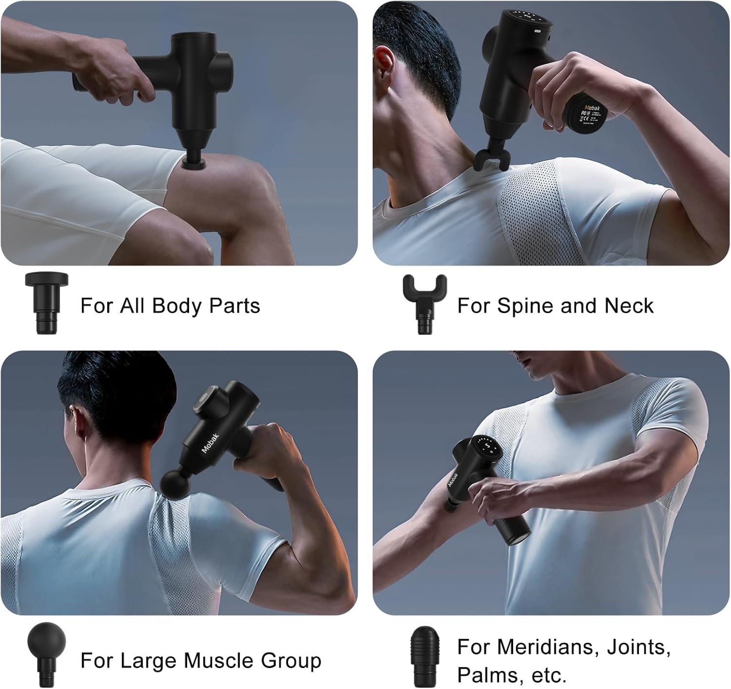 massage gun for shoulder and neck muscle relaxation