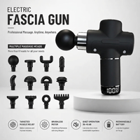 Handheld massager used on shoulder and back area for comfort
