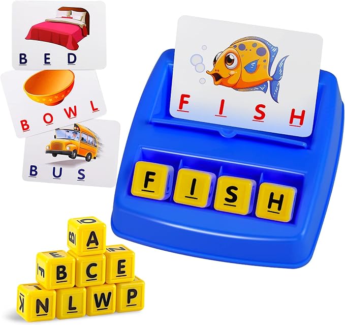 Matching Letter Game Spelling Word Memory Educational Toy
