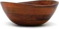 Matte wooden serving bowl for fresh fruit