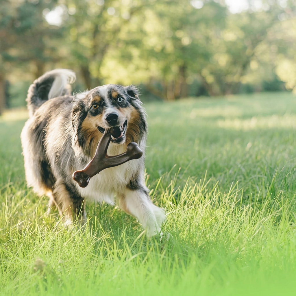 Nylon dog play toy for medium dogs based on size