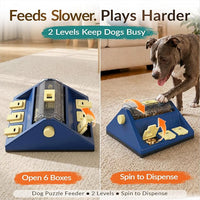 Medium Dog Puzzle Toy with Interactive Treat Dispensing