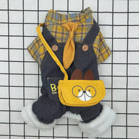 Warm autumn winter outfit for medium-sized dogs