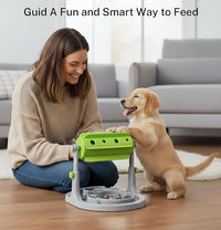 mental stimulation dog and cat toy with treat compartments