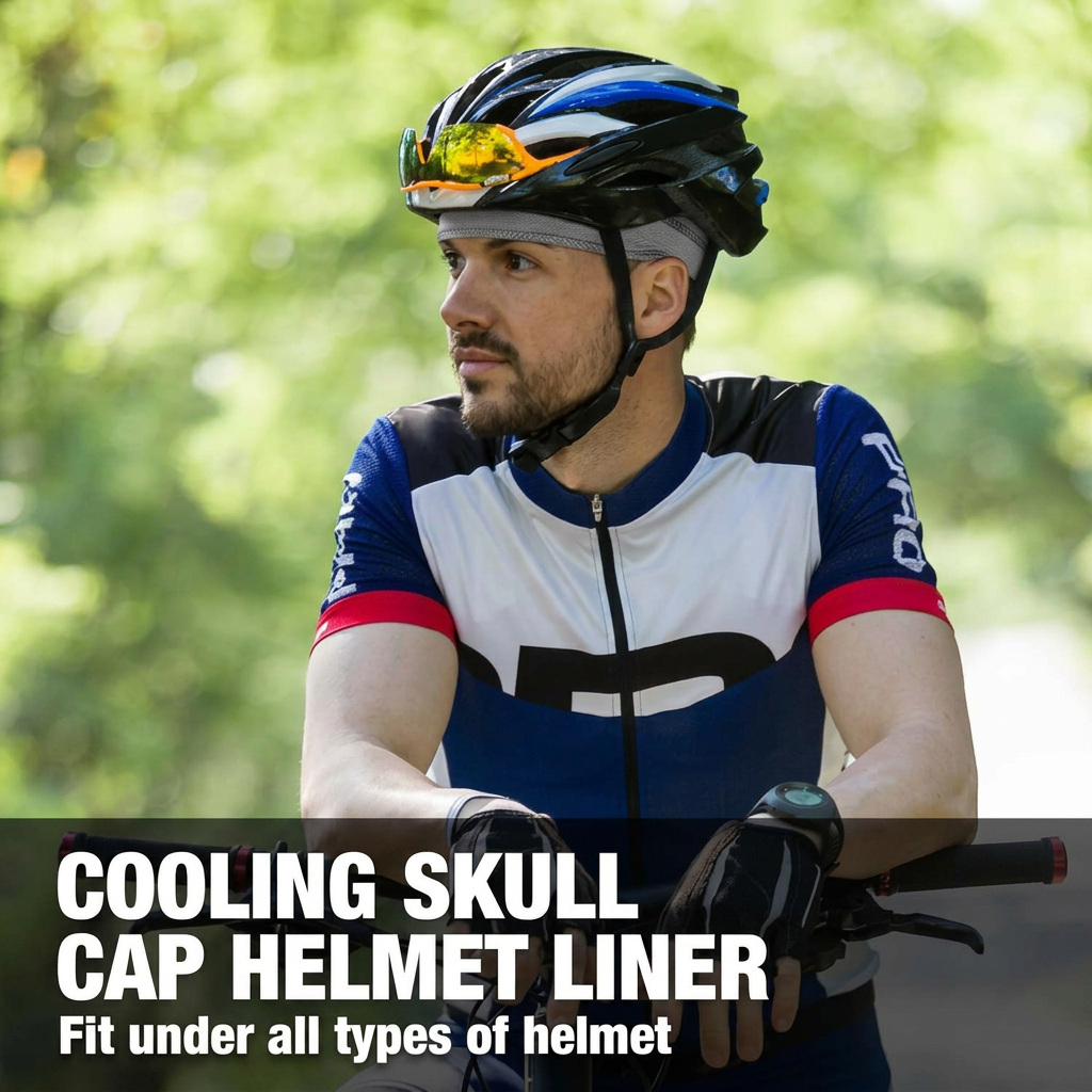 Lightweight Mesh Helmet Liner Cap for Breathable Comfort