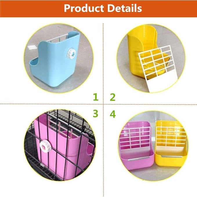 mess-free pet feeder for small animals with durable material