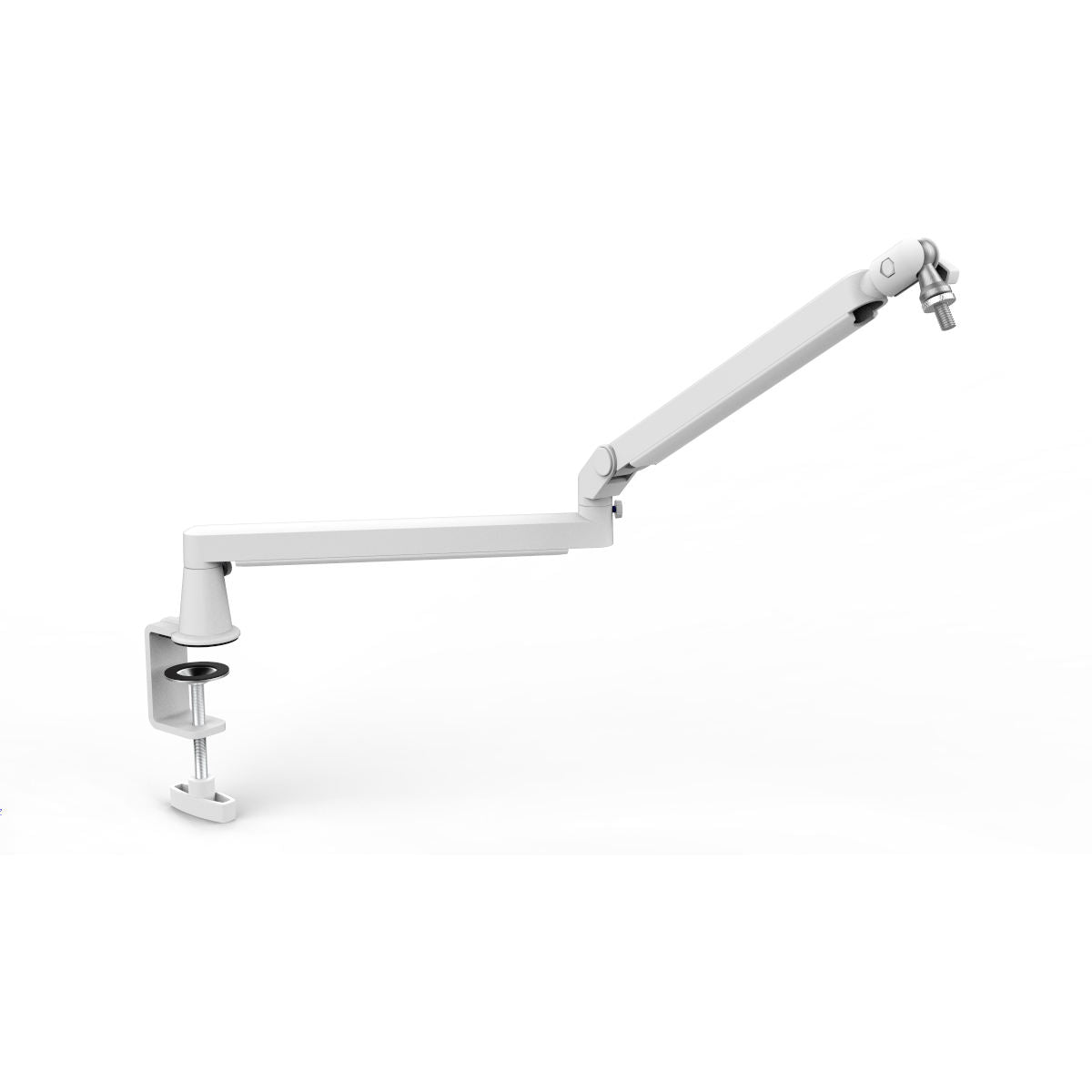 Microphone boom arm with cable management system