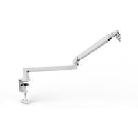 Microphone boom arm with cable management system