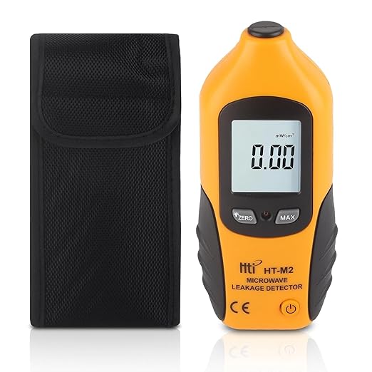 Front View of Microwave Tester with Digital LCD Display for Radiation Detection