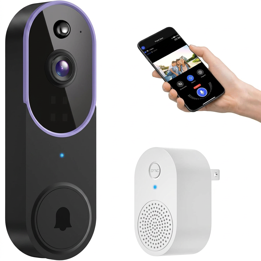 Mini 1080P portable media device with 128GB storage front view