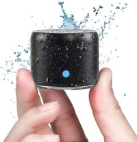 Mini Bluetooth Speaker Black Front View Compact Design