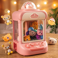 Mini claw machine for kids with unicorn design and 30 mini plush toys