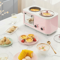 Compact electric mini oven for everyday food preparation