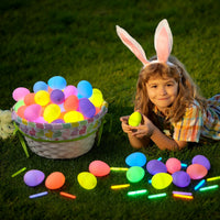 Mini glow stick Easter eggs, fun and safe glow-in-the-dark toy for kids