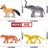 Mini jungle animals for educational play and learning