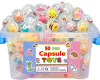50pcs mini kawaii capsule toys for kids, educational and fun toys