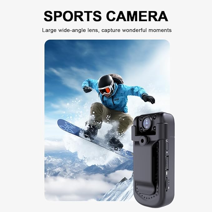 Mini portable media device with charging cable and user manual package setup