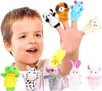 Mini Plush Finger Puppets Set, Great for Kids’ Storytelling and Imaginative Play