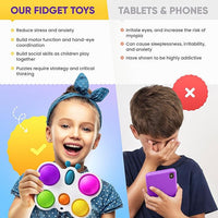 Mini pop it toys bulk pack for kids and classroom use