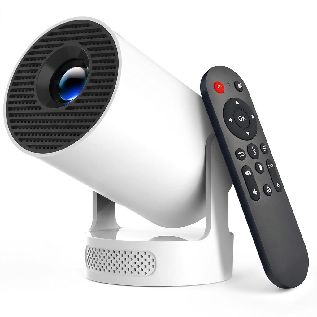 mini projector with WiFi 6 and Bluetooth 5.4 for seamless streaming